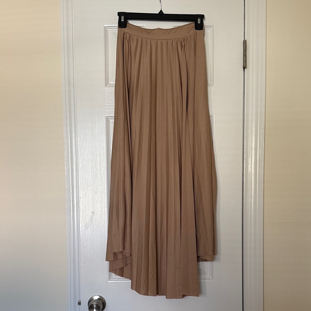 ASOS Tan/Blush Maxi Skirt